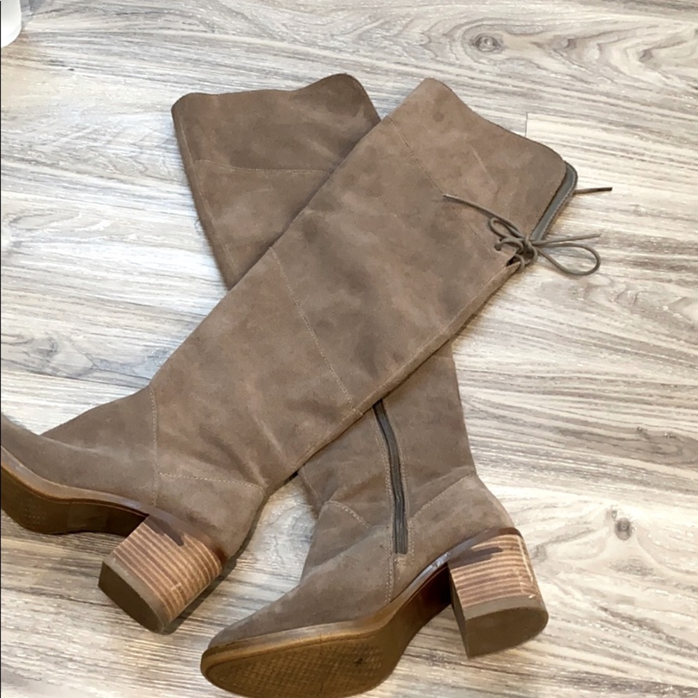 Lucky Brand Suede Over The Knee Boot